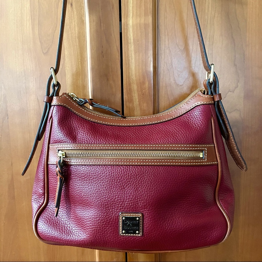 Vintage Dooney&Bourke Pebbled Leather Shoulder Bag